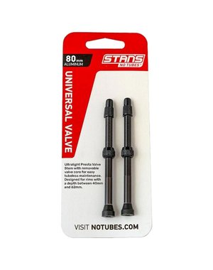  Stans' valves tubeless - Presta 80mm - Paire