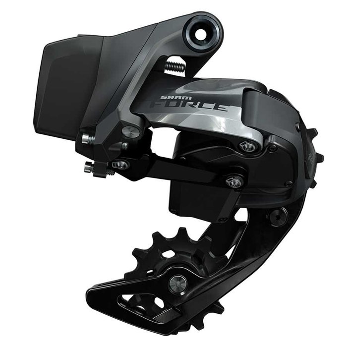 SRAM, Force eTap AXS D1, Rear Derailleur, Speed: 12, Cage: Short, Black Gloss, 33T Max