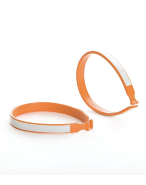  EVO, Plastic Pant Clip With Reflective Stripe, Orange