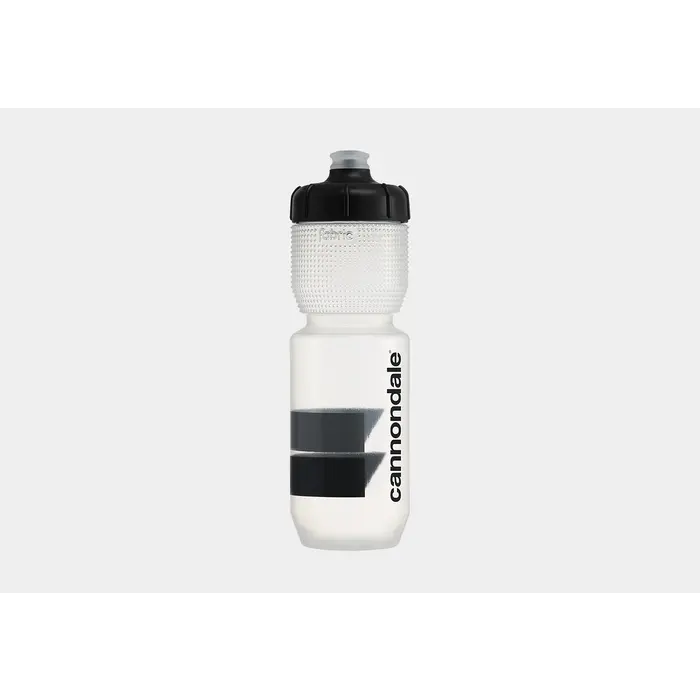 Cannondale Cannondale Block Gripper Bottle, Clear w Black, 750ml