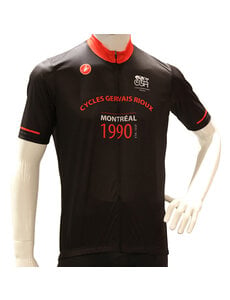 Vêtements CGR Maillot Homme SS Blk/Red/White CGR11