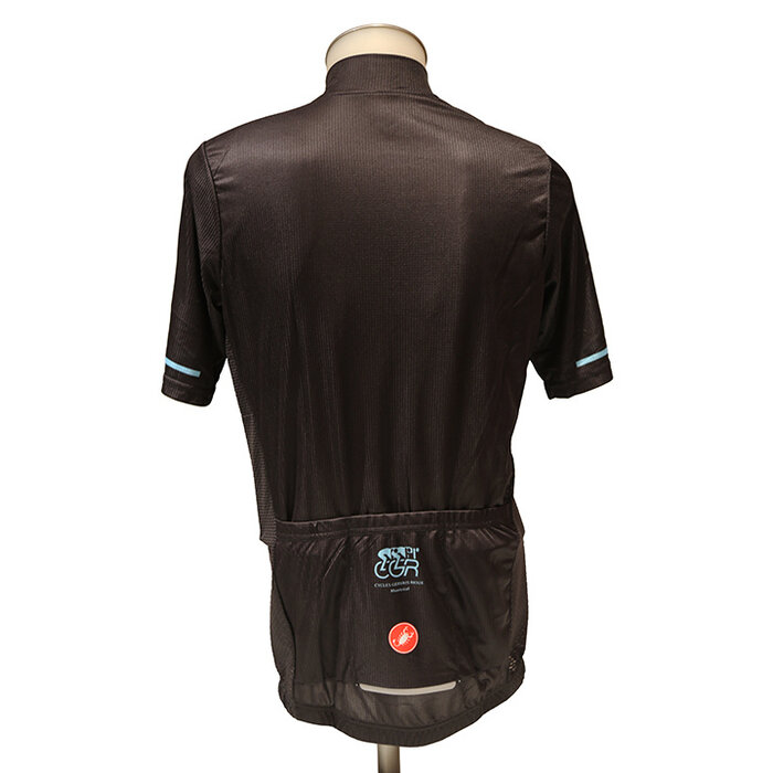 Vêtements CGR Maillot Femme SS Blk/Sky CGR10