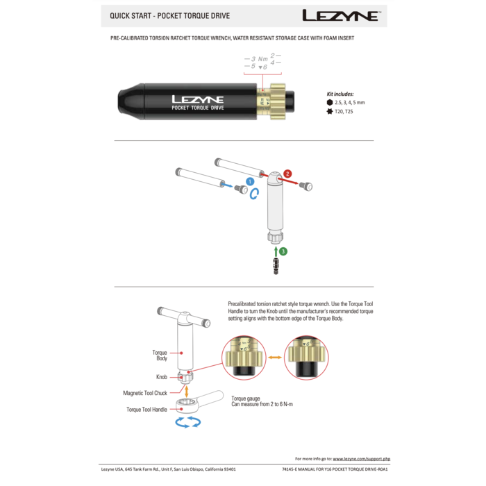 Lezyne, Pocket Torque Drive
