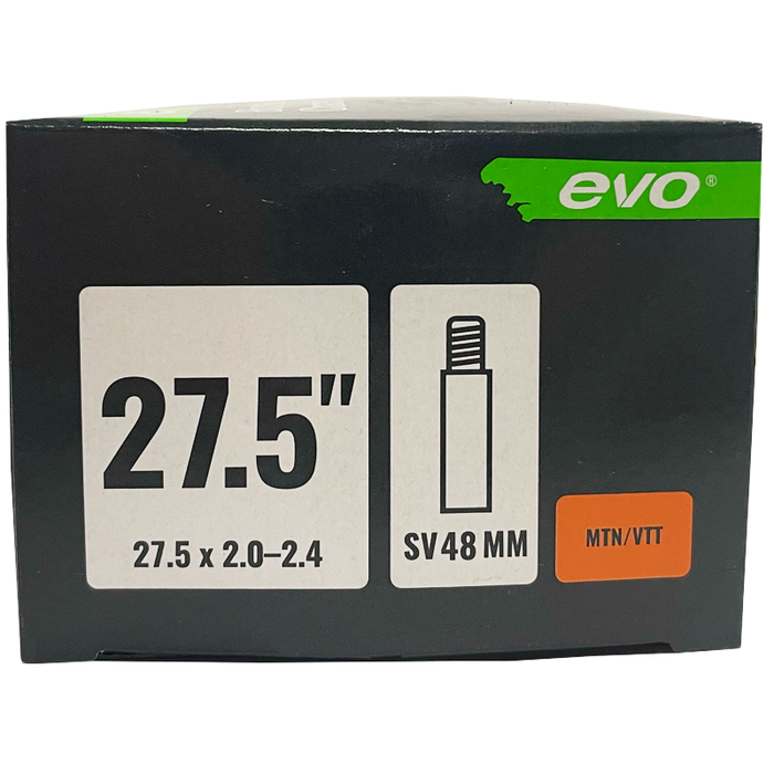 EVO, SV, Chambre à air, Schrader, 48mm, 27.5'', 2.00-2.40