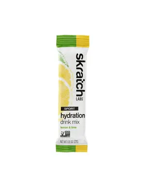 Skratch Labs Mélange de boisson sportive d’hydratation : Citron et lime, sachet