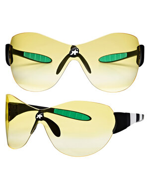 Assos zegho Amplify Yellow Lenses-B/W Frames