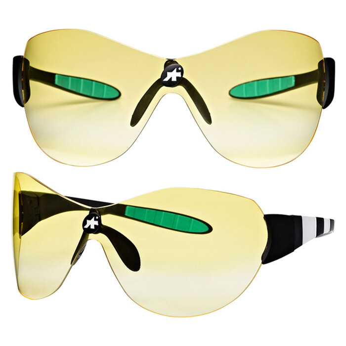Assos zegho Amplify Yellow Lenses-B/W Frames