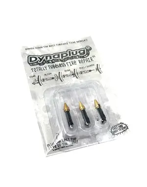  Dynaplug Tubeless Tire Repair Plugs, Pointed Soft Nose Tip /3 pack