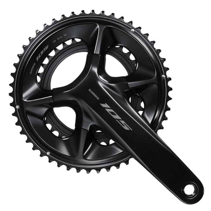Shimano Shimano, FC-R7100, Crankset, Speed: 12, Spindle: 24mm, BCD: 110, 34/50, Hollowtech II, 170mm, Black, Road Disc, IFCR7100CX04