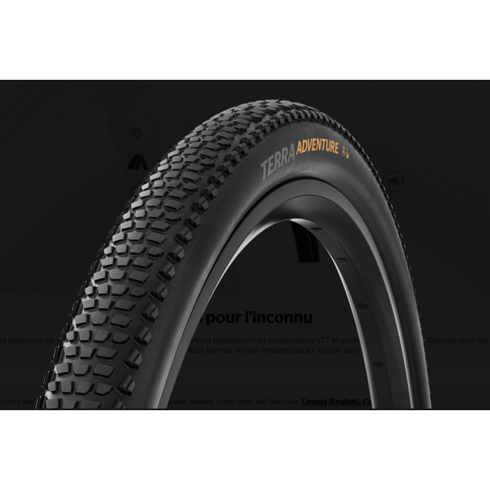 Continental Pneu Terra Adventure Trail Black 700x45