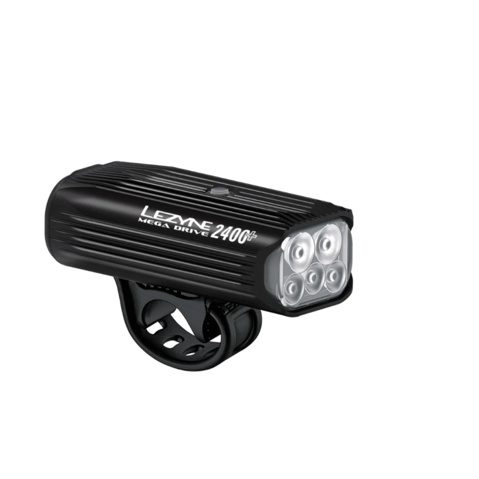 Lezyne, Mega Drive 2400+, Light, Front, Black