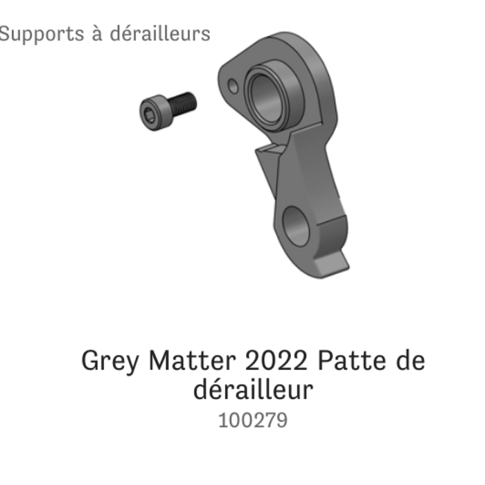 Argon 18 Argon 18, Grey Matter Support de dér. arrière, sku100279