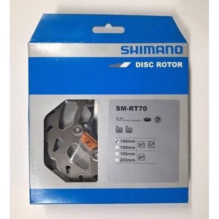 Shimano Shimano, ROTOR FOR DISC BRAKE, SM-RT70, SS 140MM, W/LOCK RING