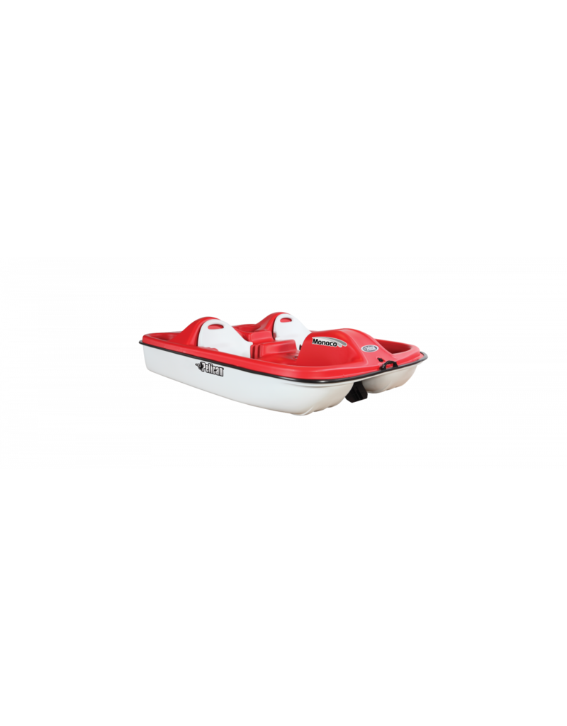 Pelican pedal boat Monaco Red/white Kayak Junky