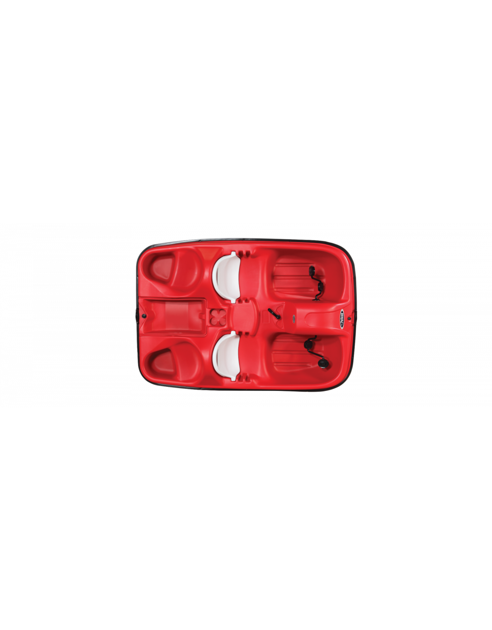 Pelican pedal boat Monaco Red/white Kayak Junky