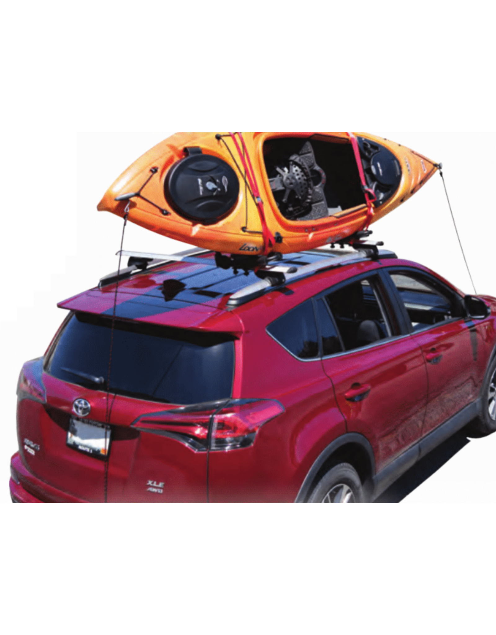 Malone Auto Rack Malone FoldAway-J™ Kayak Carrier with Tie-Downs