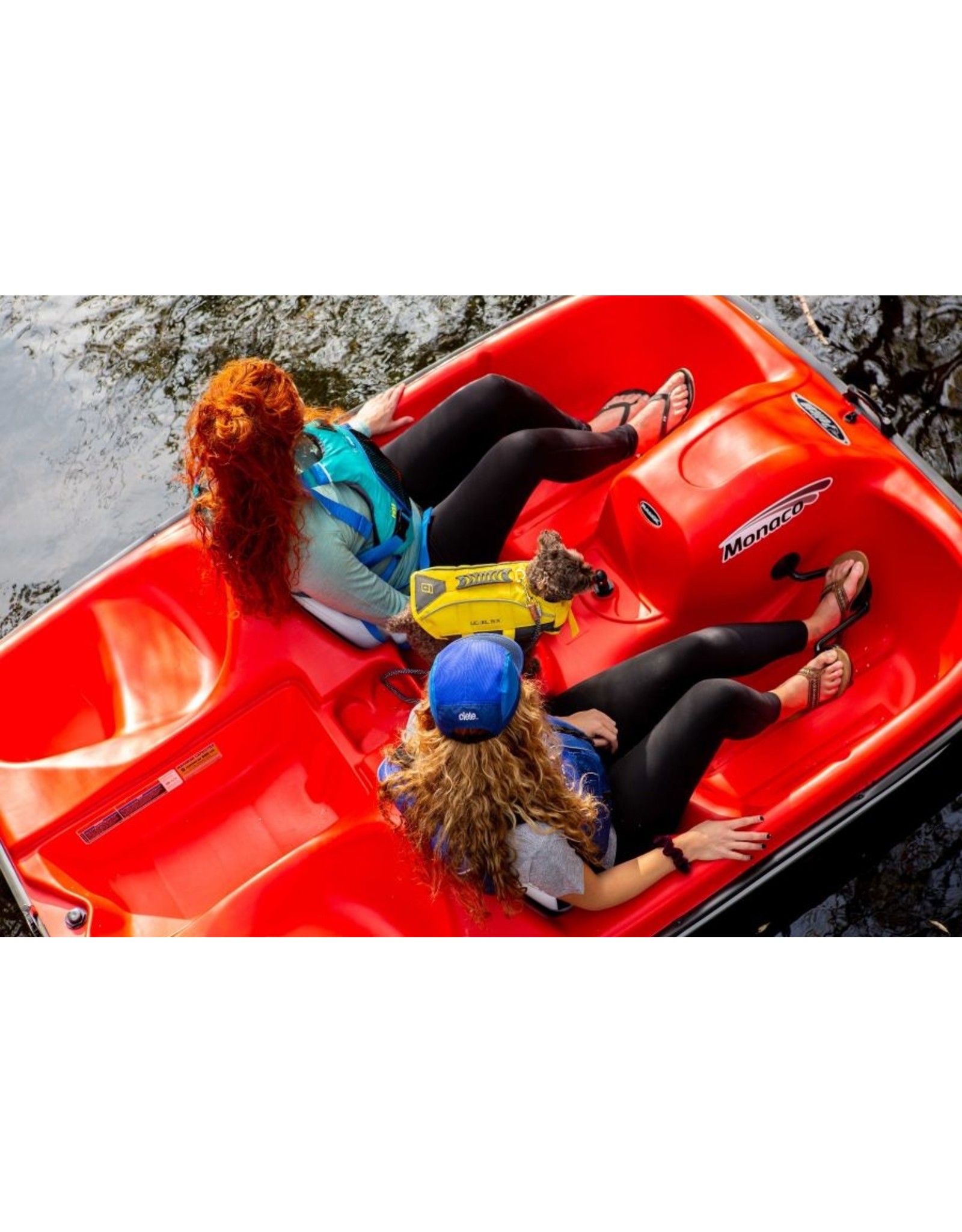 Pelican pedal boat Monaco Red/white Kayak Junky