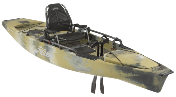 Hobie kayak Pro Angler 14 MirageDrive 180 Turbo Kick-Up Fin Camo