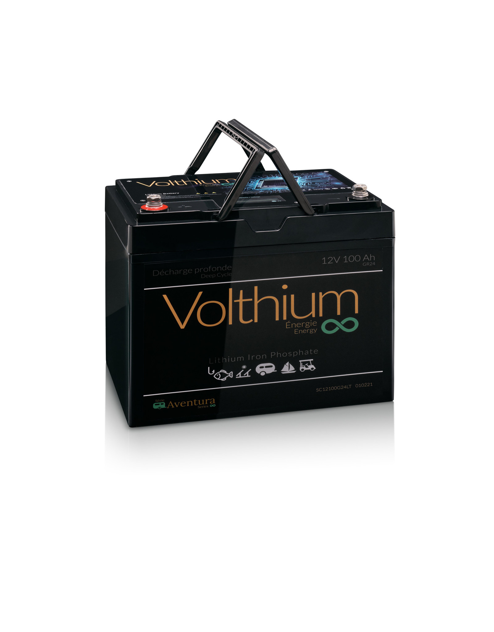 Volthium batterie Aventura Lithium 12v 100Ah - Kayak Junky Inc.