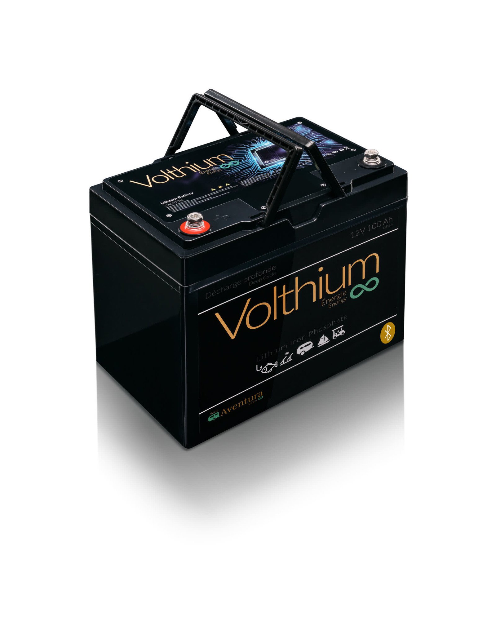 Volthium Volthium batterie Aventura  Bluetooth Lithium 12v 100Ah