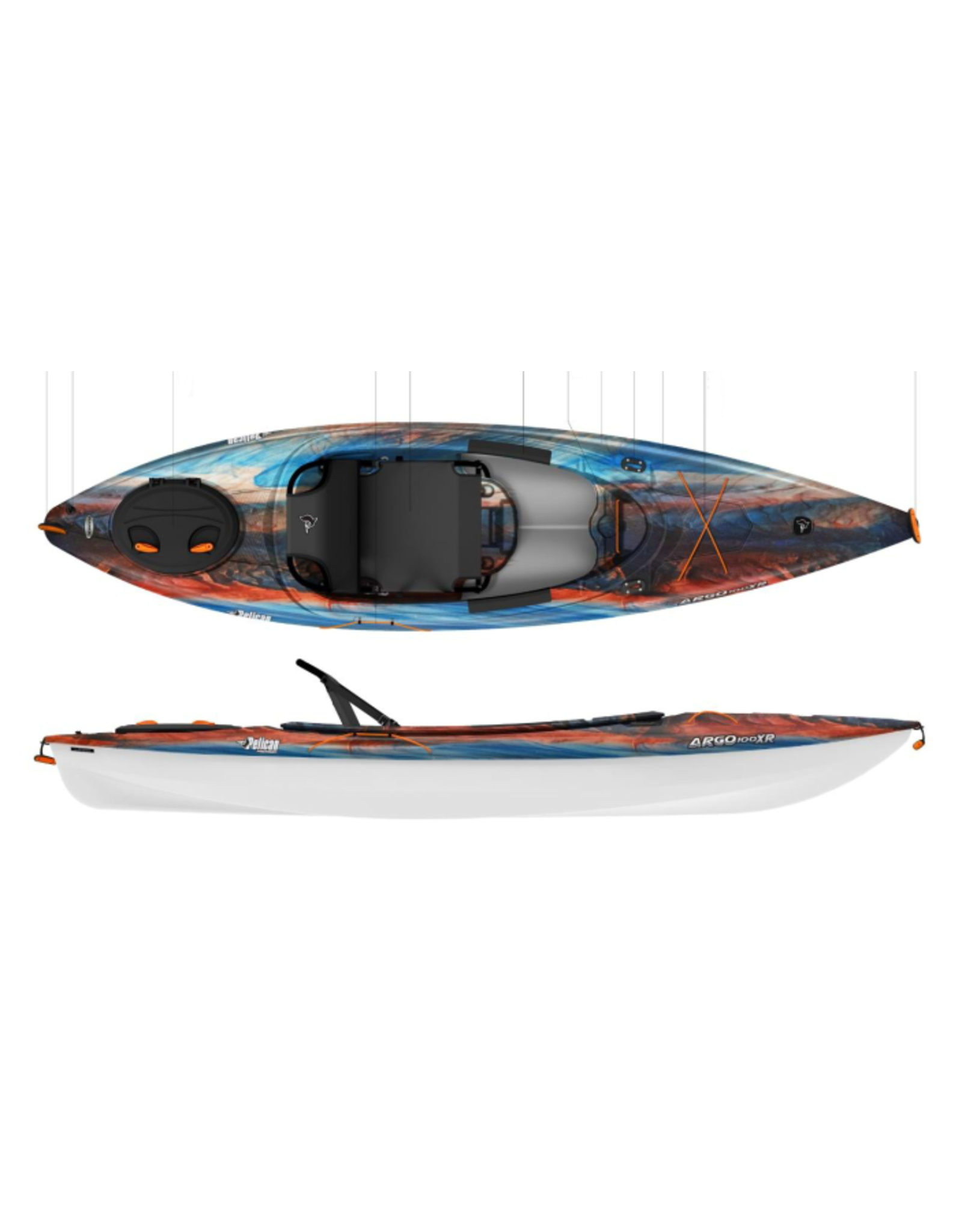 Pelican Argo 100XR Kayak + Poseidon Paddle 89 in Kayak Paddle Bundle -  Yahoo Shopping