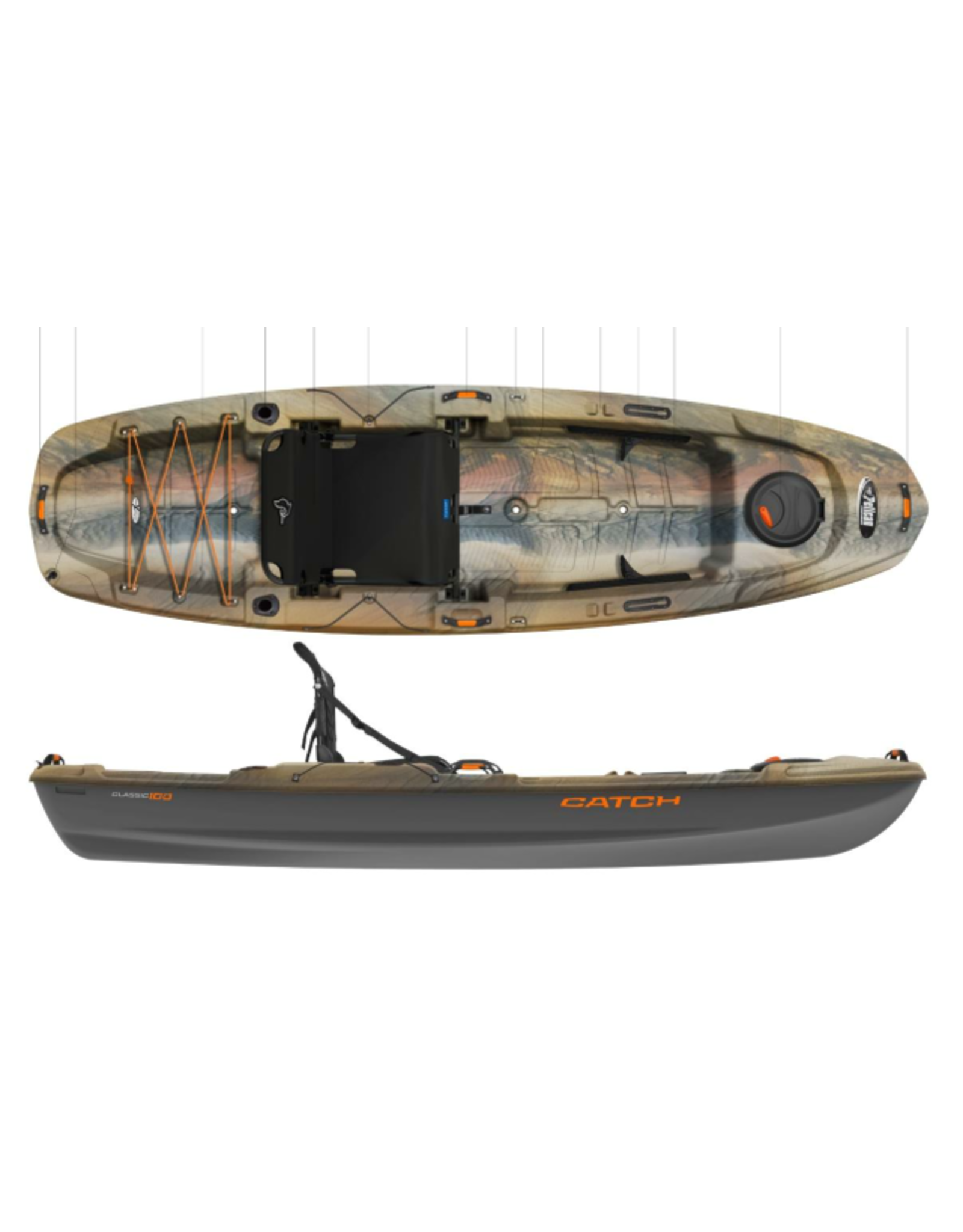 PELICAN Catch Classic 100 Sit-On-Top Angler Kayak