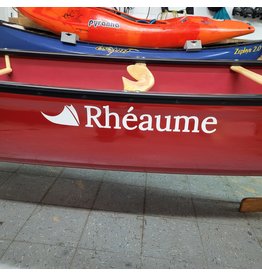 Canots Rhéaume Rhéaume Prospector Canoe 17'4 '' FG Ruby PVC gunwales + skid
