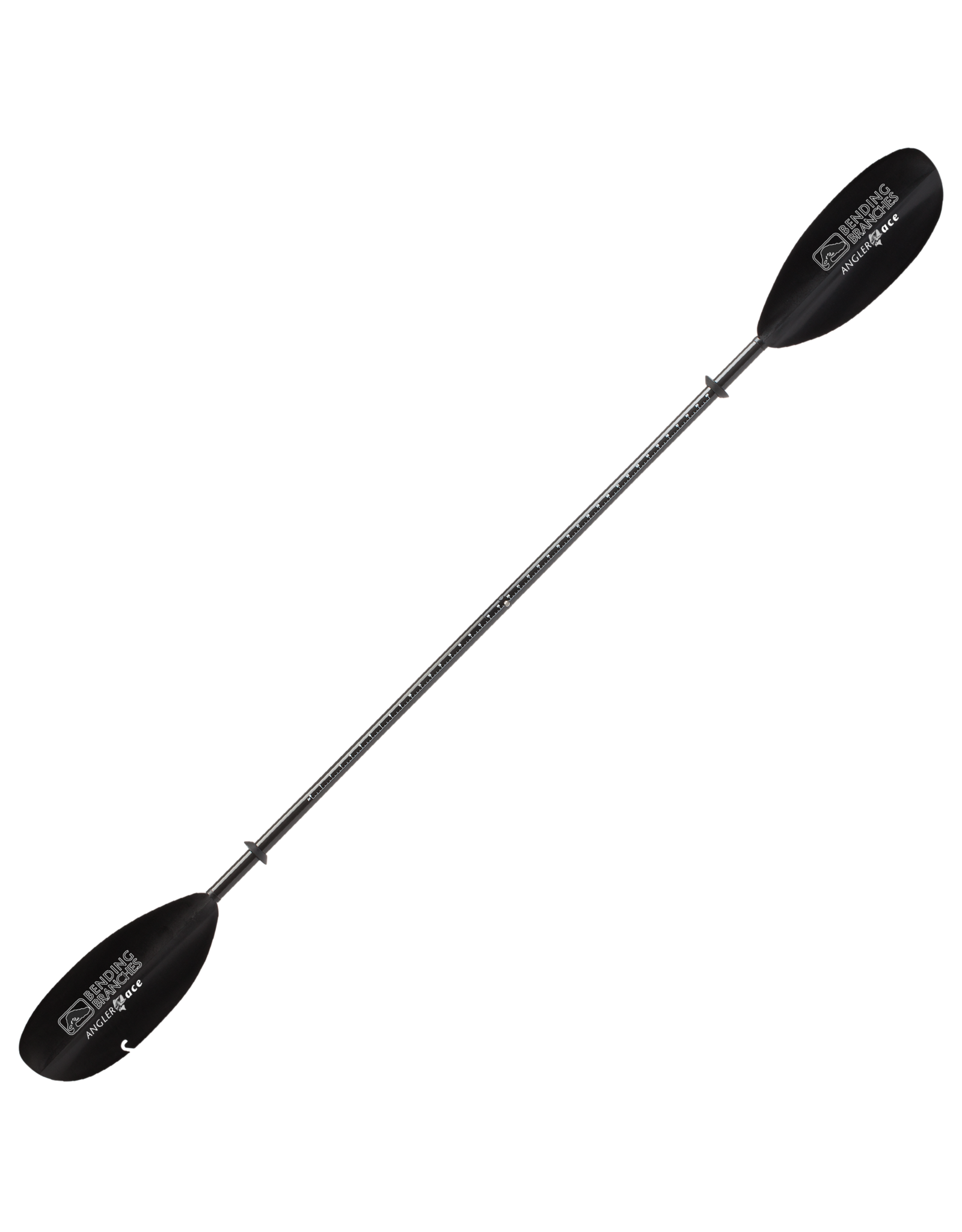 Bending Branches The best overall value in kayak fishing paddles, the Ace combines the weight savings of a carbon shaft with the most durable blades available.  Oversized carbon-reinforced nylon blades provide more power and efficiency for loaded down fishing kayaks 100%