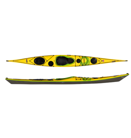 P&H Custom Sea Kayaks P&H kayak Cetus HV Lightweight Kevlar/Carbon Yellow/Clear/Lime