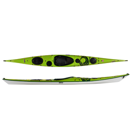 P&H Custom Sea Kayaks P&H kayak Cetus HV Lightweight Kevlar/Carbone Lime/Blanc/Racing Green