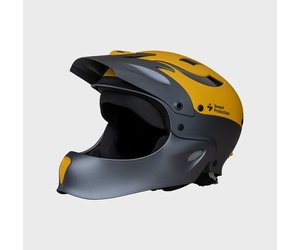 Sweet Protection Rocker Full Face Kayak Helmet-GlossWhite-M/L-