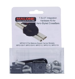 Malone Auto Rack Malone Acc. T-Slot Mounting Kit for Aero Style Bars (MPG110, 112, 115, 119)