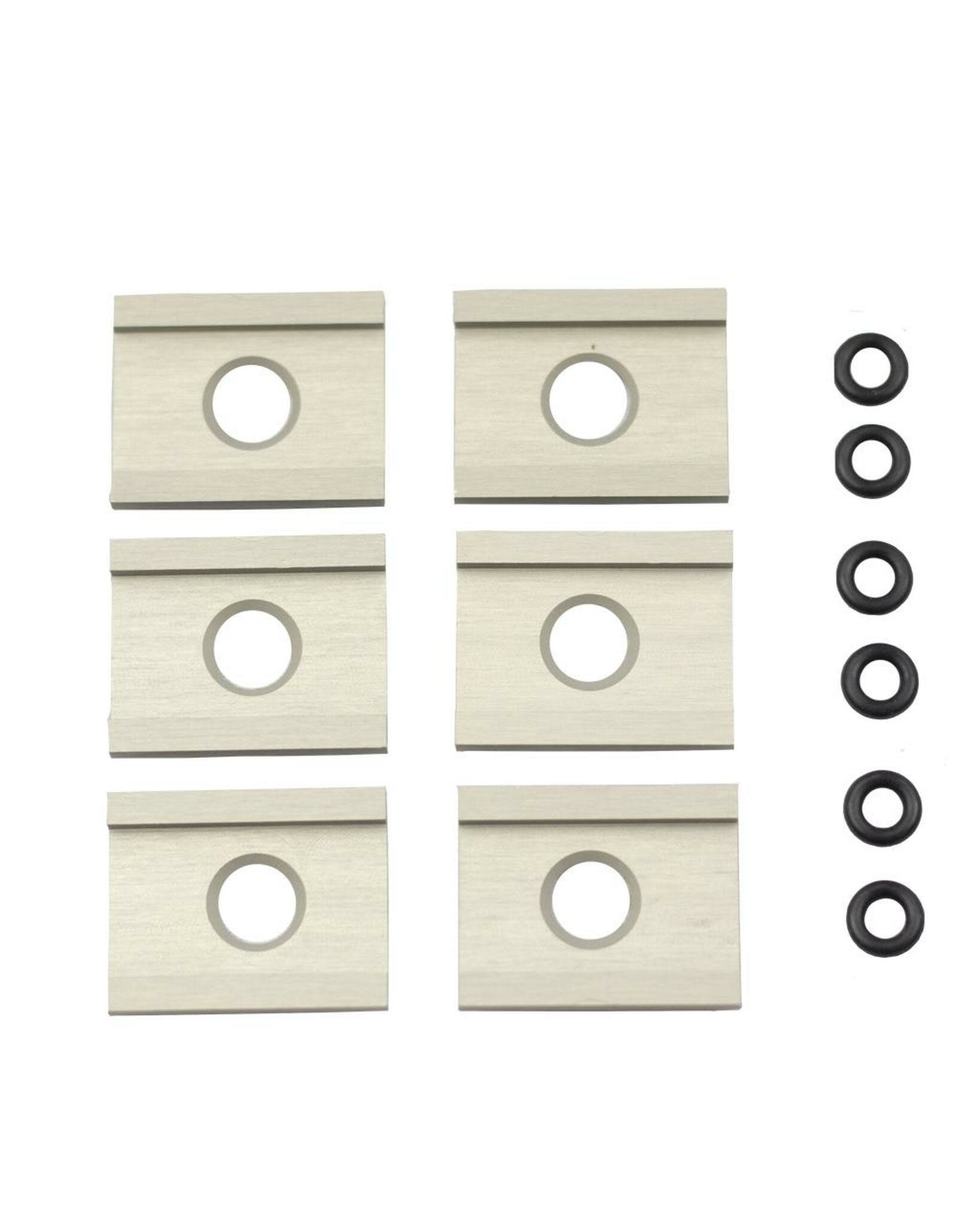 YakAttack FeelFree UniTrack Adapter 6 Pack, Adapter Plate Only Kayak Junky