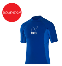 NRS NRS Men's HydroSkin 0.5 Short-Sleeve Shirt Blue Small