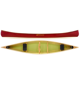 Canots Rhéaume Rhéaume Canoe Prospecteur 16'6  Kevlar composite Red With Skid Plate