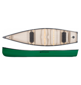 Canots Rhéaume Rhéaume Canoe Raccoon Green FG PVC With Skid Plate