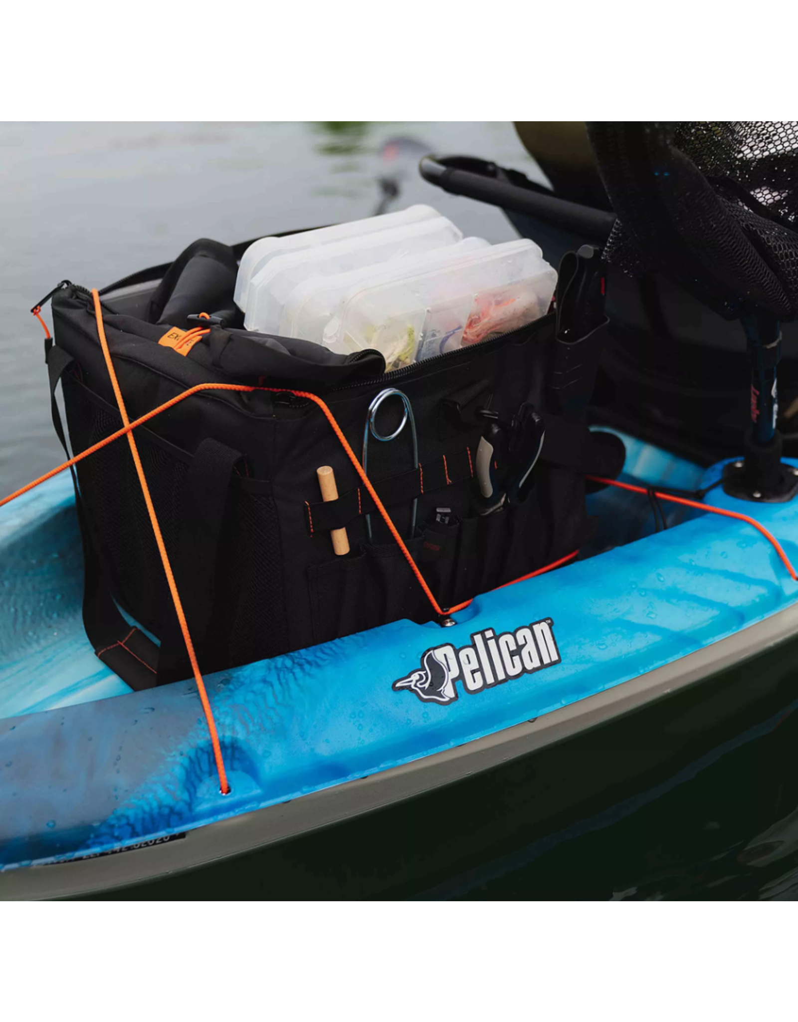 Pelican Acc. ExoCrate Fishing Crate Bag Black - Kayak Junky