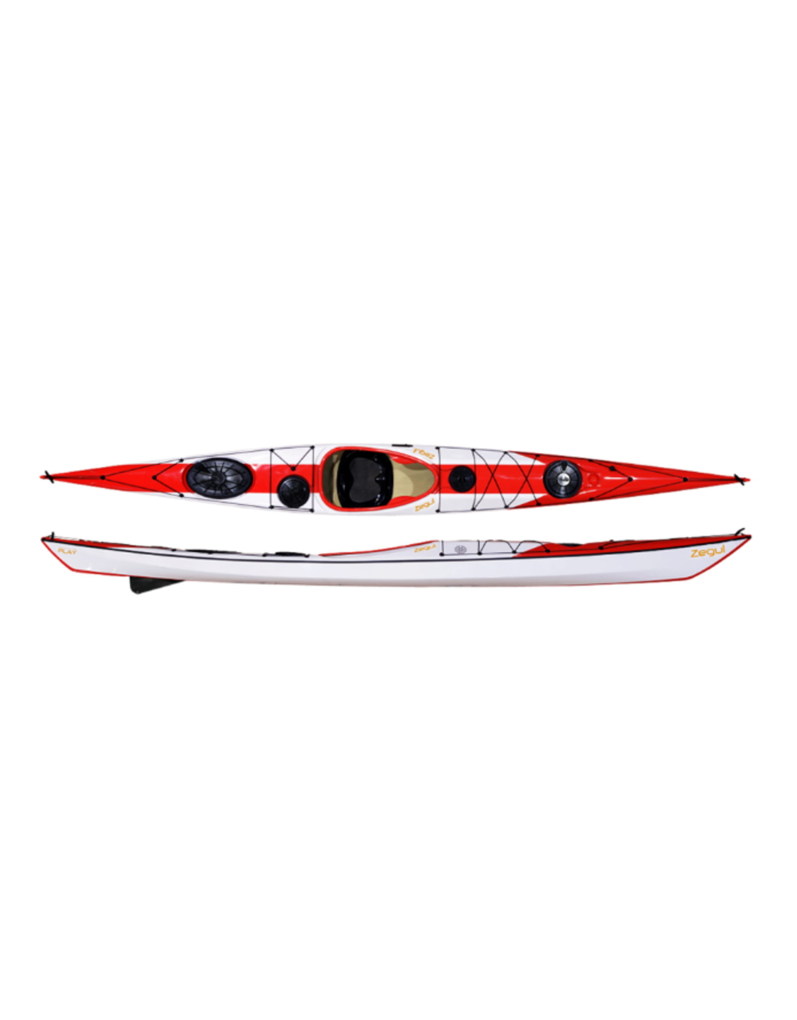 Zegul Zegul kayak Arrow Play HV ACORE White-Red-White