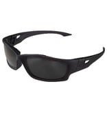 Edge Eyewear Blade Runner - Black / Polarized Smoke Vapor Shield Lenses