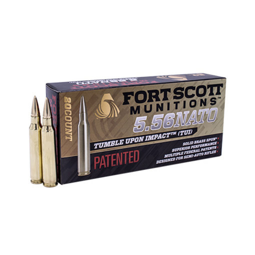 Fort Scott Munitions Fort Scott 556  BRASS 62 GR TUI - Ammo