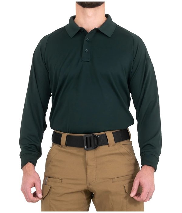 First Tactical MEN'S PERFORMANCE LONG SLEEVE POLO