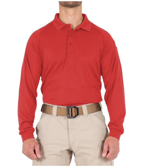 First Tactical MEN'S PERFORMANCE LONG SLEEVE POLO