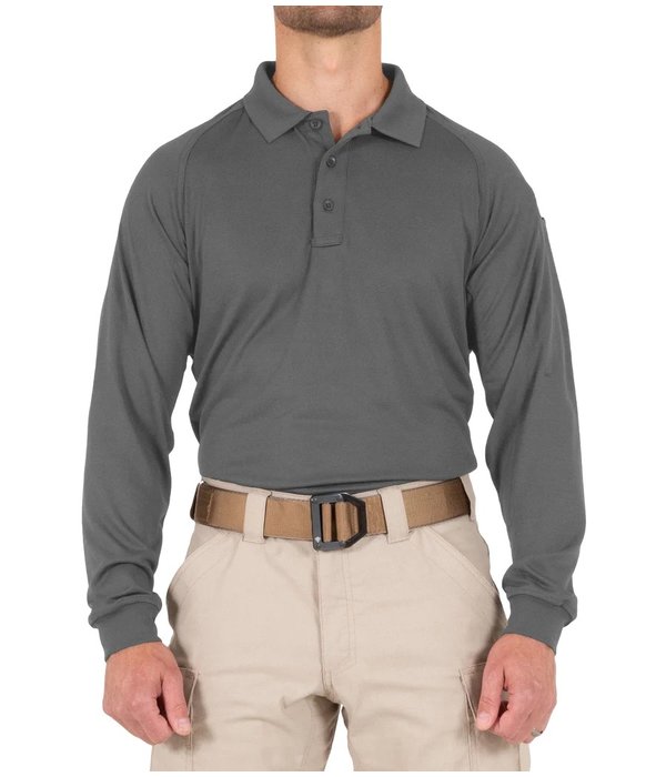 First Tactical MEN'S PERFORMANCE LONG SLEEVE POLO