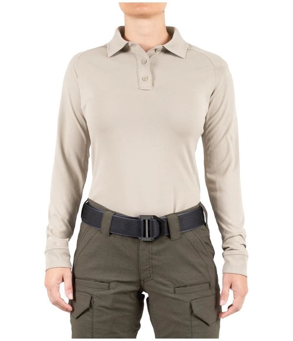 First Tactical WOMEN'S PERFORMANCE LONG SLEEVE POLO