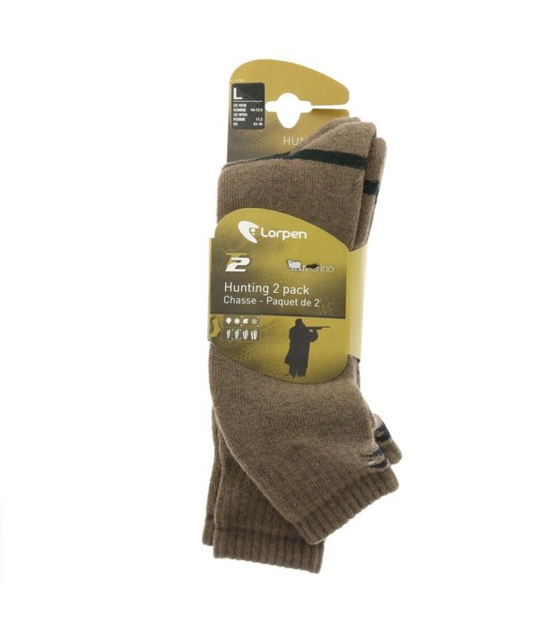 Lorpen Socks Lorpen Hunting Merino Wool Over the Calf Socks - Large - 2 Pack