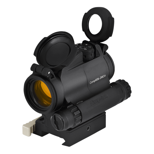 Aimpoint CompM5b (2 MOA, 39mm spacer w/ LRP Mount, 5 Ballistic Turrets)