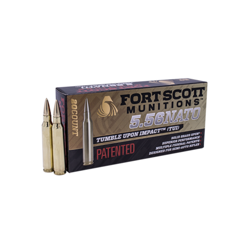 Fort Scott Munitions 5.56 NATO SBS® TUI® - 62GR RIFLE AMMO - 20/BOX