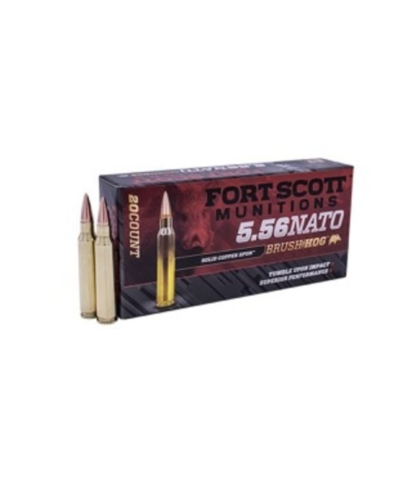 Fort Scott Munitions 5.56 NATO SCS® TUI® - 55GR RIFLE AMMO - 20/BOX