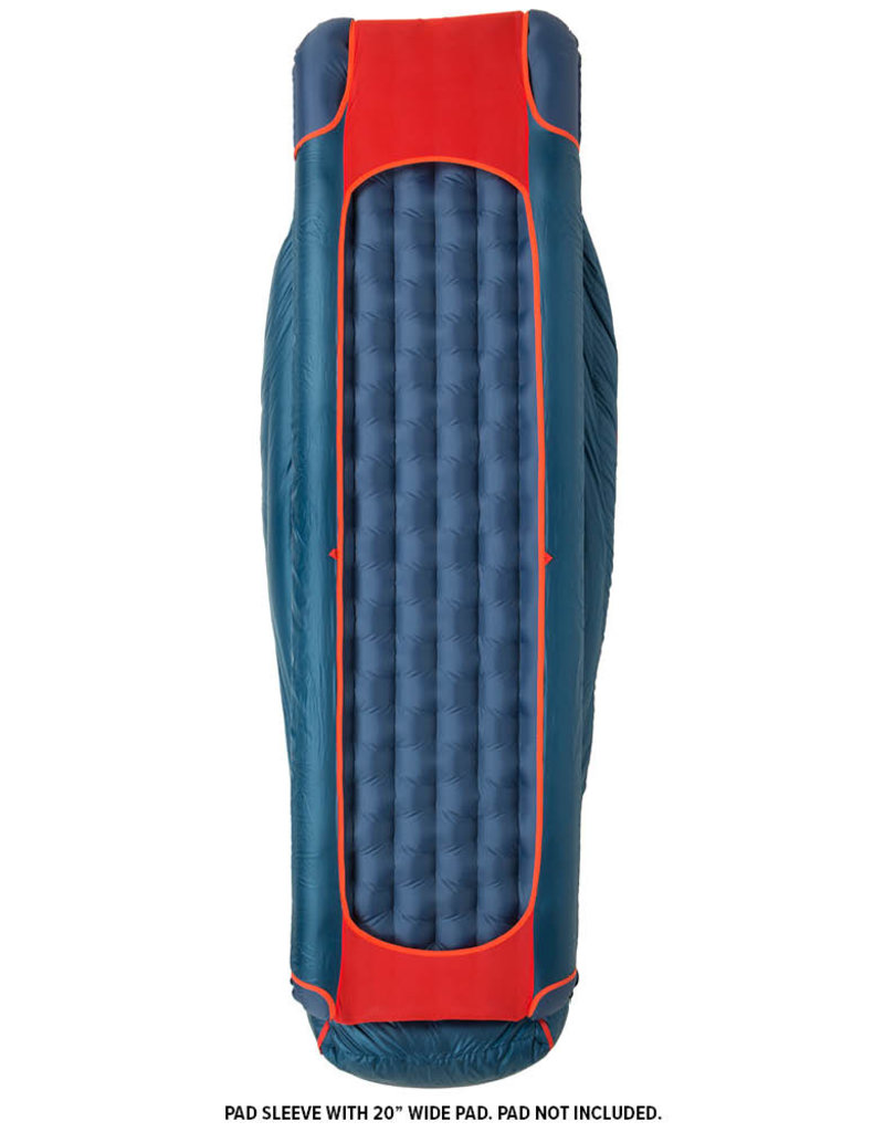 Big Agnes Anvil Horn 15 (650 DownTek) REGULAR LEFT Blue/Red