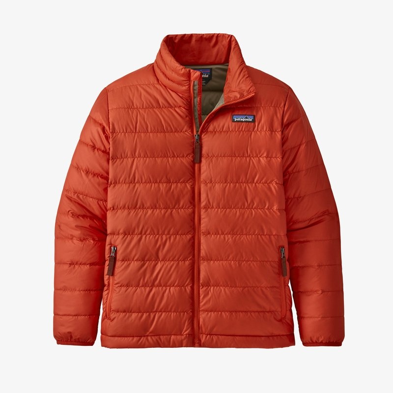 patagonia down sweater paintbrush red